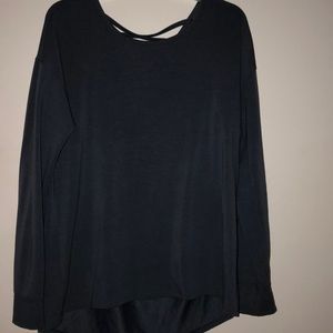 a long sleeve blue shirt!